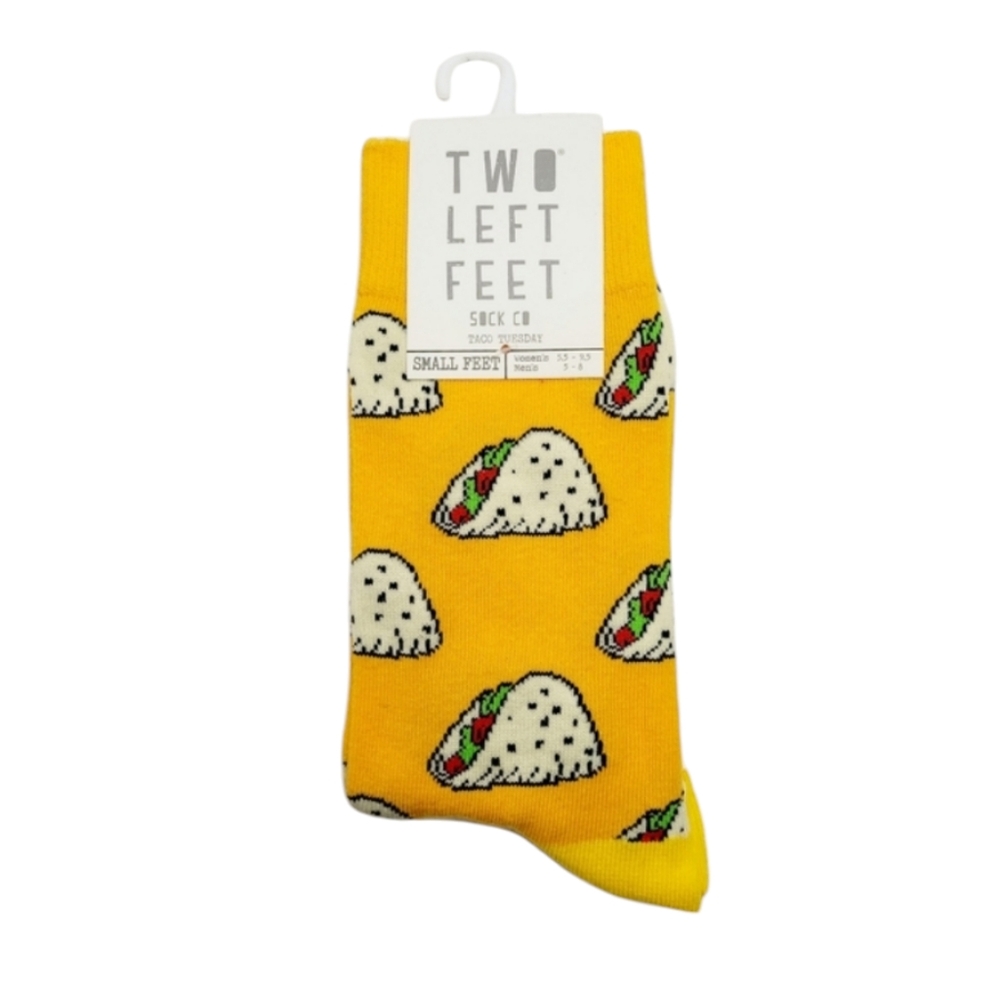 Two Left Feet Sock Co. "Taco Tuesday" Fun Socks  Unisex